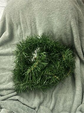 Artificial Green Pine Holiday Wreath - Green